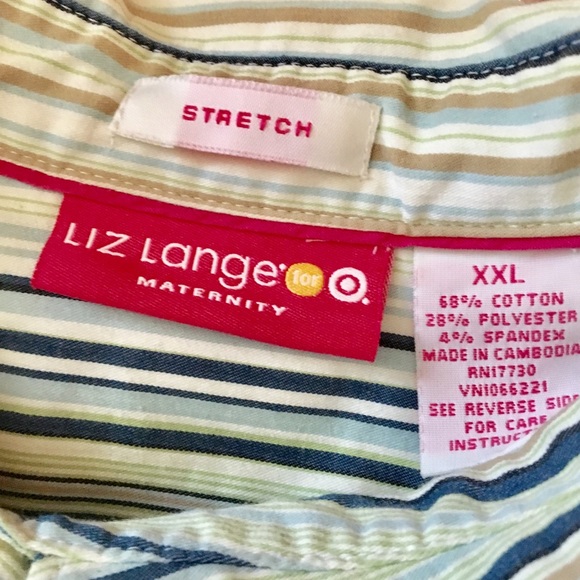 HP🔥MATERNITY Button Down Top 🔥Size XXL🔥Used - Picture 7 of 10